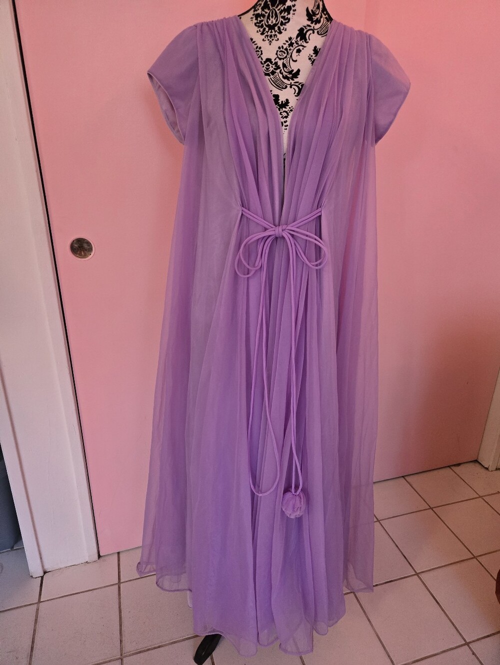 Vintage 60s Goddess Peignoir Robe